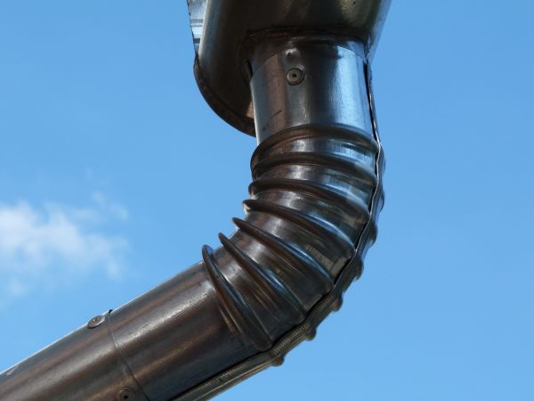 Metal Downspout Installation in Tyler